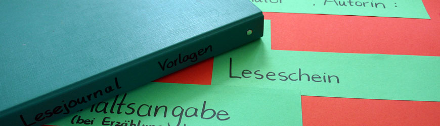 Lesejournal - Lesetagebuch